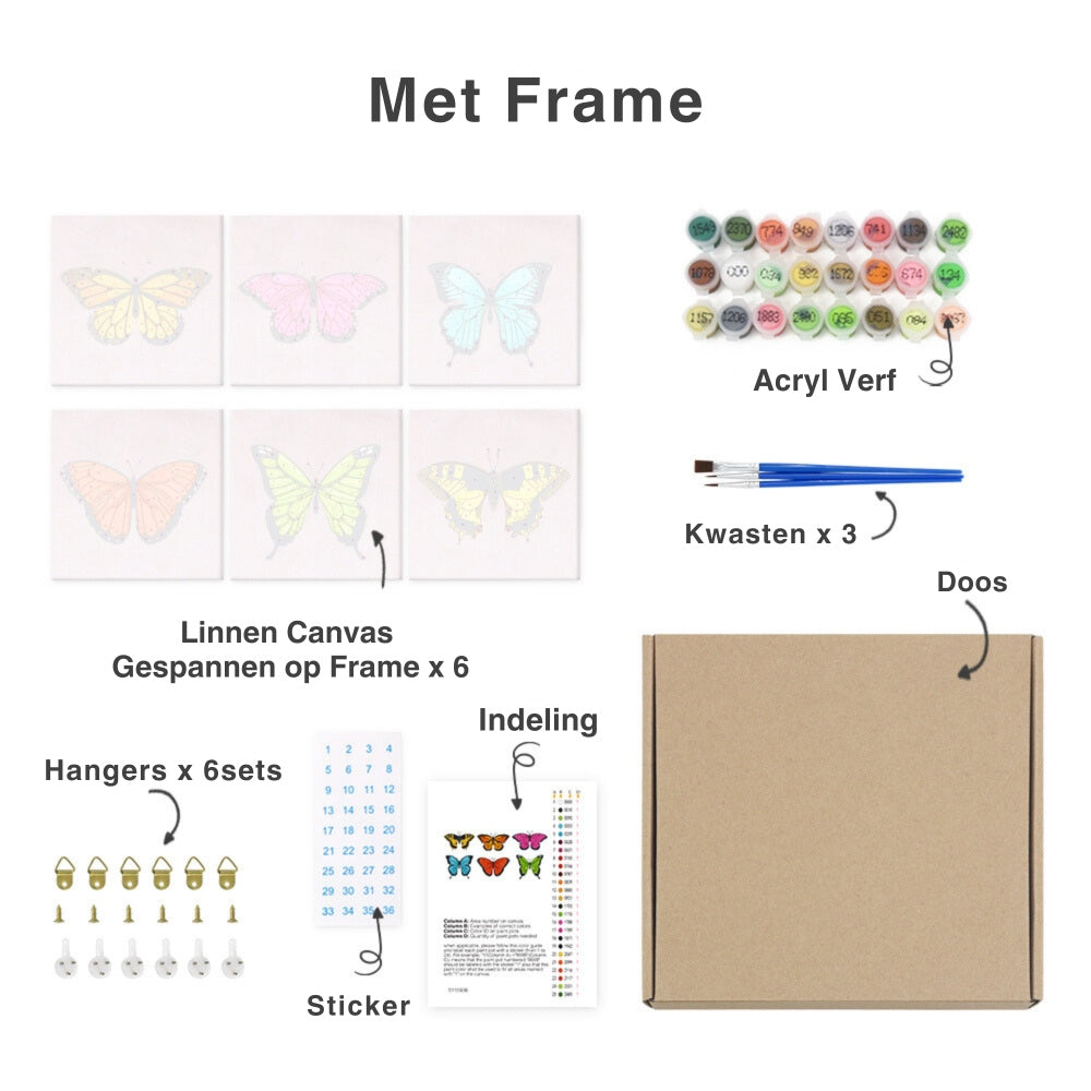 6 Mini Paintings | Little Dragons set - By Tiny Tami